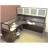 Image 1 : CORNER OFFICE DESK & HUTCH 71" X 71"
