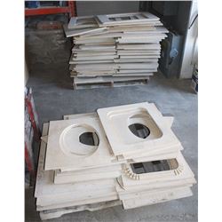 2 PALLETS OF SINK TEMPLATES