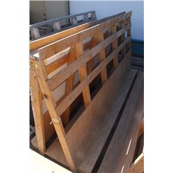 WOOD A-FRAME PANEL/BOARD RACKS