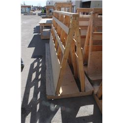 WOOD A-FRAME PANEL/BOARD RACKS