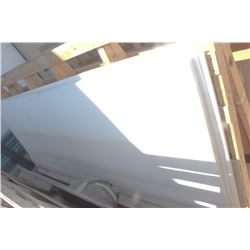 LOT OF 12 SHEETS OF CORRUGATED PLASTIC 120" X 48"