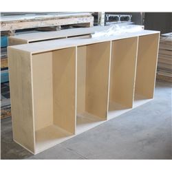 LOT OF 2 LARGE SHELVES