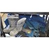 Image 1 : LOT OF 3 HEAVY WORK JACKETS + 2 PAIRS RUBBER BOOTS