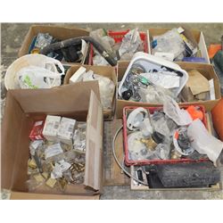 PALLET OF ASSORTED ELECTRICAL & CONSTRUCTION