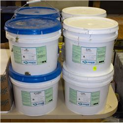 8 PAILS OF CERAMIC TILE ADHESIVE