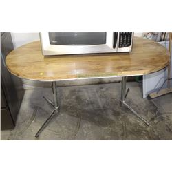 APARTMENT SIZE KITCHEN TABLE WITH LEAF