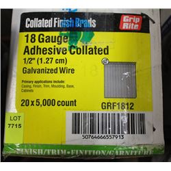 GRIP-RITE 18 GA. 1/2" FINISH NAILS