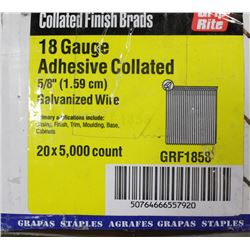 GRIP-RITE 18 GA. 5/8" FINISH NAILS