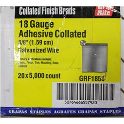 GRIP-RITE 18 GA. 5/8" FINISH NAILS