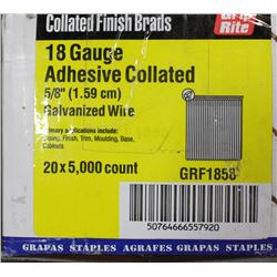 GRIP-RITE 18 GA. 5/8" FINISH NAILS