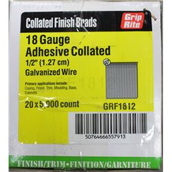 GRIP-RITE 18 GA. 1/2" FINISH NAILS