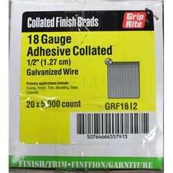 GRIP-RITE 18 GA. 1/2" FINISH NAILS
