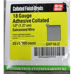 GRIP-RITE 18 GA. 1/2" FINISH NAILS