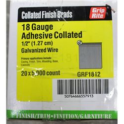 GRIP-RITE 18 GA. 1/2" FINISH NAILS