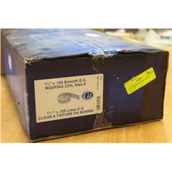 CASE OF ROOFING COIL NAILS 1-1/4"X.120