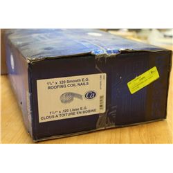CASE OF ROOFING COIL NAILS 1-1/4"X.120