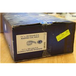 CASE OF ROOFING COIL NAILS 1-1/4"X.120