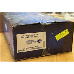 CASE OF ROOFING COIL NAILS 1-1/4"X.120