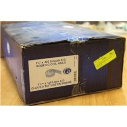 CASE OF ROOFING COIL NAILS 1-1/4"X.120