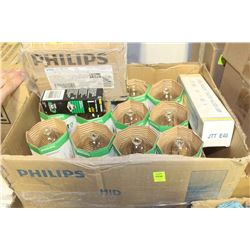 LOT OF ASSORTED LIGHT BULBS