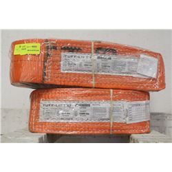 PAIR OF TUFF-LIFT 10FT X 4" SLINGS