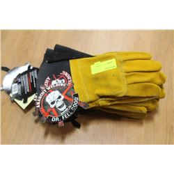 6 PAIRS OF WATSON ELK HIDE ANARCHY WELDING GLOVES
