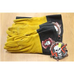 6 PAIRS OF WATSON ELK HIDE ANARCHY WELDING GLOVES