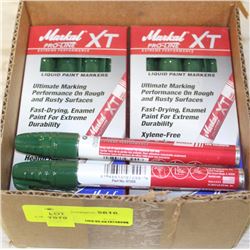 FLAT OF MARKALL PRO-LINE XT LIQUID PAINT MARKERS