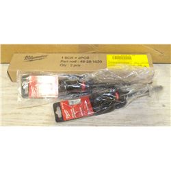 PAIR OF MILWAUKEE QUICK CHANGE EXTENSIONS