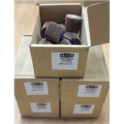 5 CASES OF TYROLIT FLAP WHEELS 2" X 1-1/2" X 1/4"
