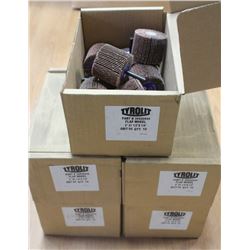5 CASES OF TYROLIT FLAP WHEELS 2" X 1-1/2" X 1/4"