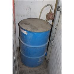 LARGE HYDRAULIC OIL DRUM - PART FULL