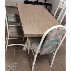 KITCHEN TABLE AND 9 CHAIRS