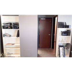 2 SHELVING UNITS WITH CONTENTS