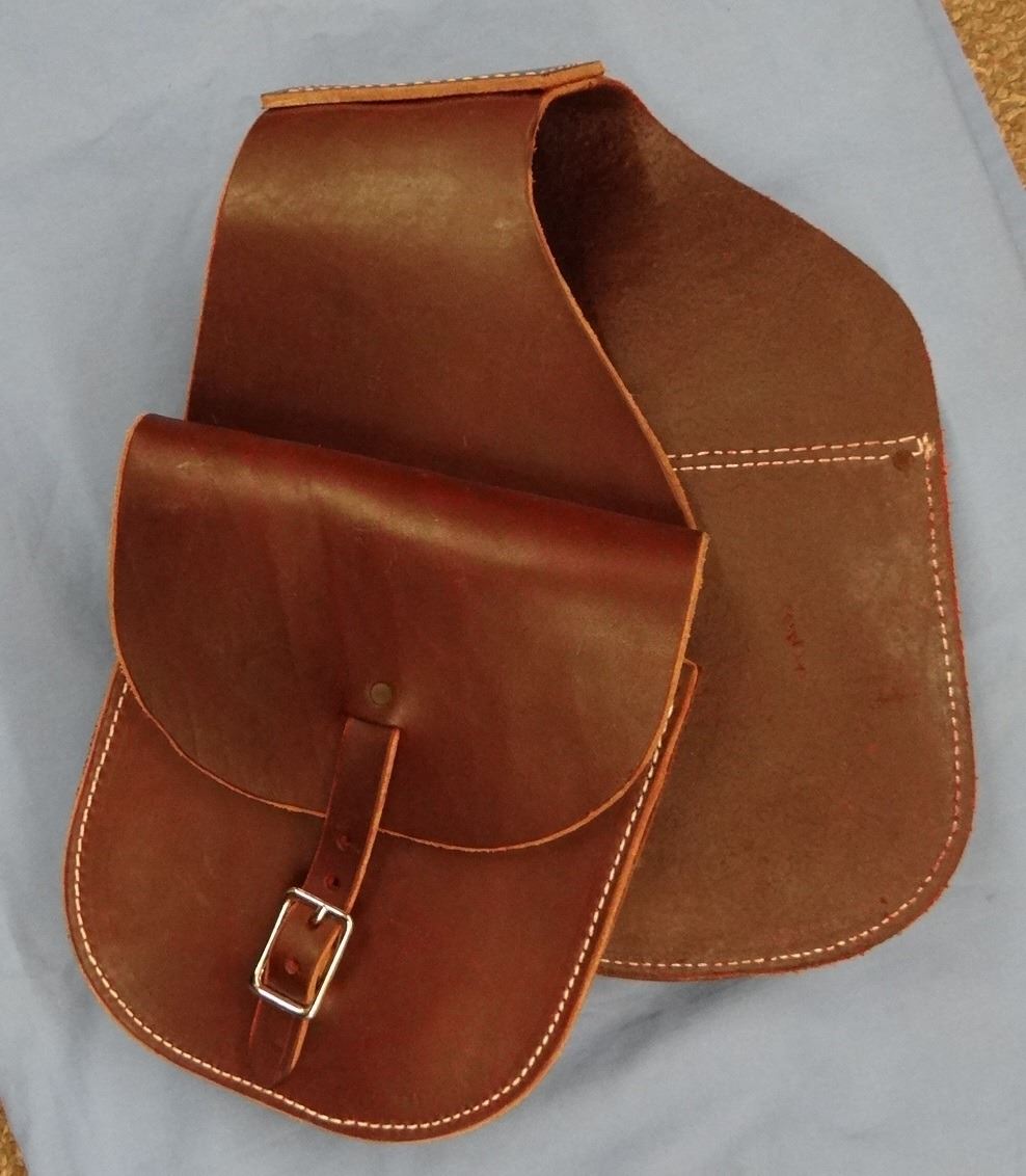 Colorado Saddlery unused saddle bags, 1960’s and rifle scabbard