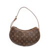 Image 1 : Louis Vuitton Monogram Canvas Leather Croissant PM Shoulder Bag