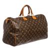 Image 2 : Louis Vuitton Monogram Canvas Leather Speedy 40 cm Bag