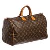 Image 3 : Louis Vuitton Monogram Canvas Leather Speedy 40 cm Bag