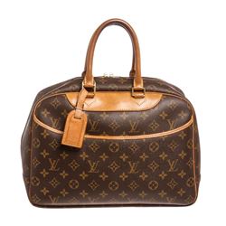 Louis Vuitton Monogram Canvas Leather Deauville Doctor Bag
