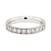 Image 2 : 0.50 ctw Diamond Band - 14KT White Gold