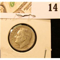 1950 S Roosevelt Dime, Key date, circulated.