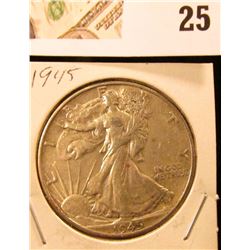 1945 P Walking Liberty Half Dollar.