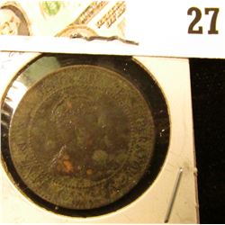 1905 VF Canada Large Cent.