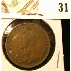 1918 Fine Canada Large Cent.
