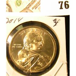 2014 D Sacagawea Dollar (Native American Dollar) Gem Uncirculated.