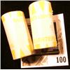 Image 1 : Pair of Bank-wrapped rolls of Vending Machine tokens.  I have never broke the rolls to see what trea