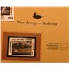 Image 2 : 1999 New Jersey-Redhead Waterfowl $5.00 Stamp. Mint Condition with literature, unsigned.