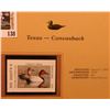 Image 2 : 1999 Texas-Canvasback Waterfowl $3.00 Stamp. Mint Condition with literature, unsigned.