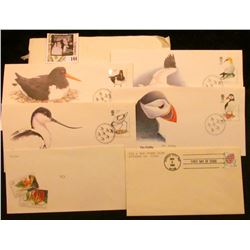 Group of Stamped Covers: "Fox & Sax Stamp Club, Ottumwa, Ia. 52501 First Day of Issue" .29c Pine Con
