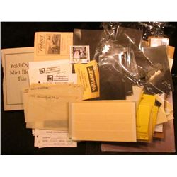 "Sam Houston Duck Company 1990 A Specialized Catalogue"; "Fenwick Full Lifetime Warranty" Card; vari